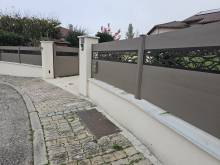 Clôture sur mesure aluminium moderne sur rive de gier 42 loire 
